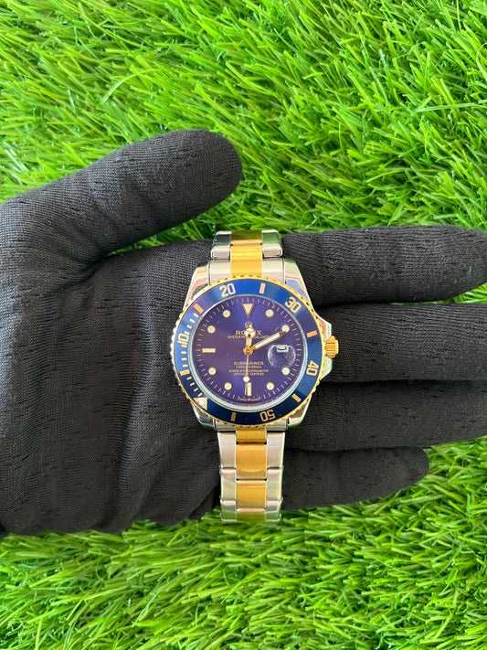Rolex Submariner Date Two-Tone Blue with Rotating Bezel