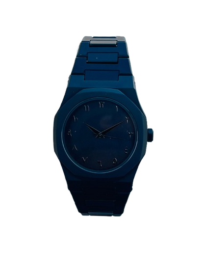 Original Black Arabic Aura Watch Full Black Dial in Fiber