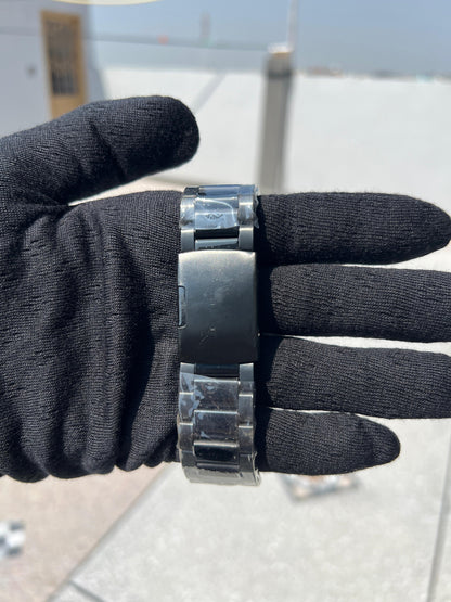 Black Aura Heavy Chain Watch