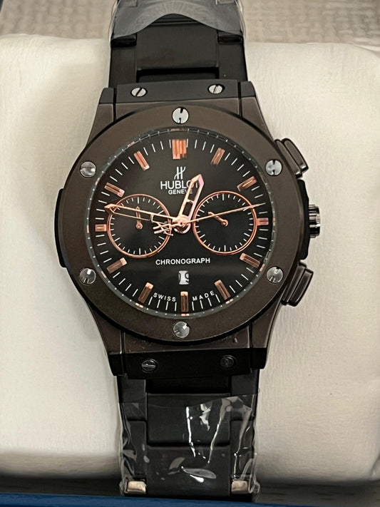 Hublot Geneve Black Magic Chronograph – Chain Watch for Men - Mirano Wear