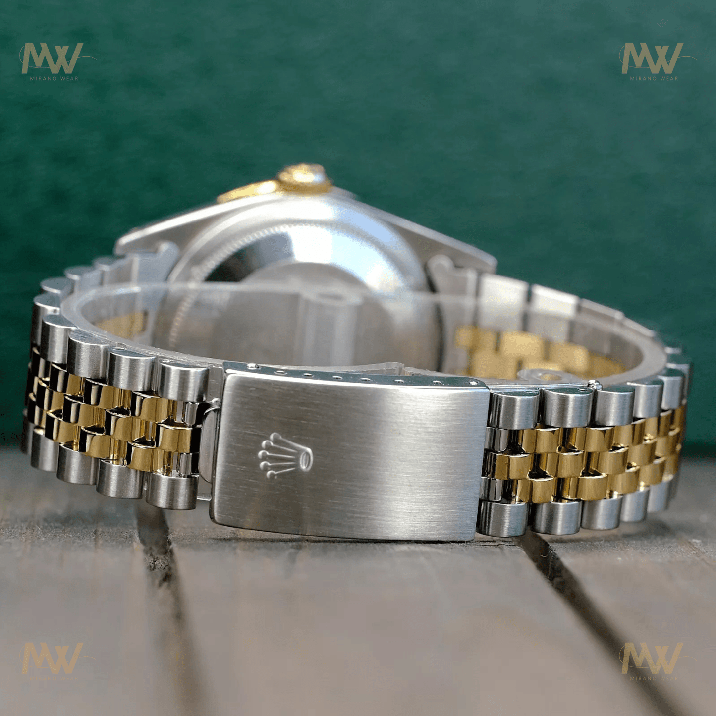 Rolex Datejust 16233 – Olive Green Dial, Two - Tone Jubilee Bracelet Limited Edition - Mirano Wear