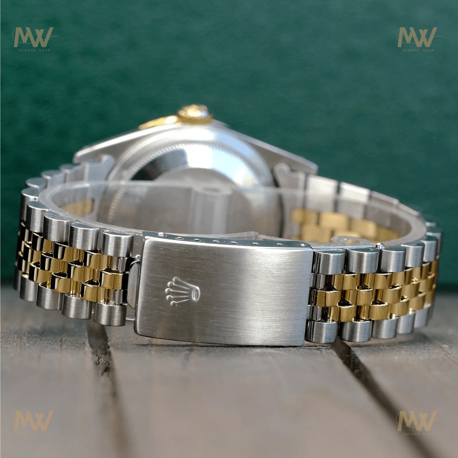 Rolex Datejust 16233 – Olive Green Dial, Two - Tone Jubilee Bracelet Limited Edition - Mirano Wear