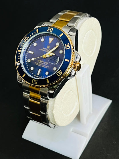 Rolex Submariner Date Two - Tone Blue with Rotating Bezel - Mirano Wear