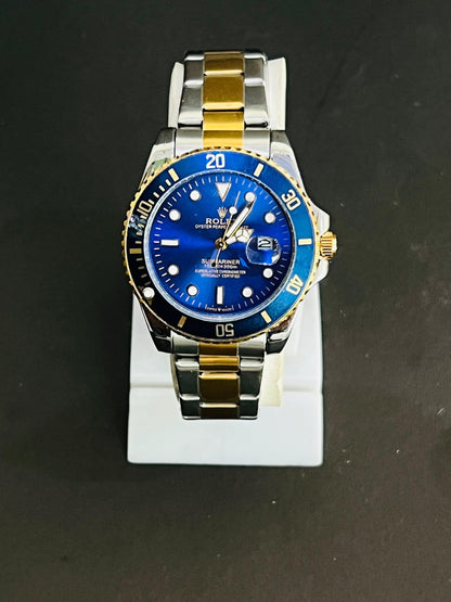 Rolex Submariner Date Two - Tone Blue with Rotating Bezel - Mirano Wear