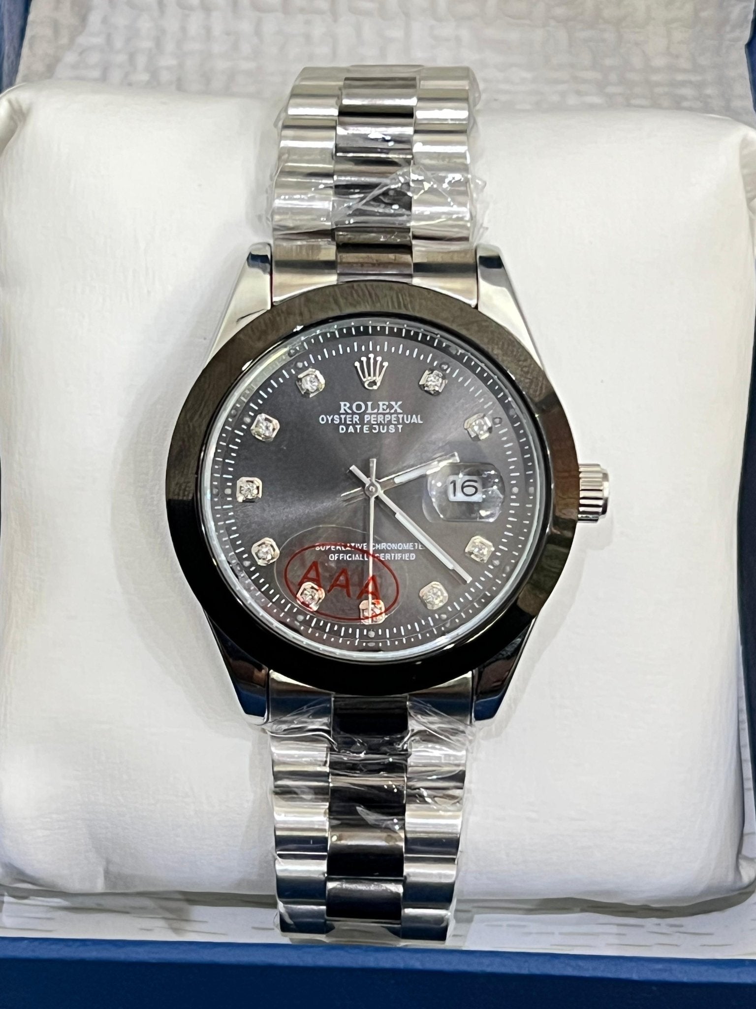 Rolex Two Tone Stone Model Dial (Black) - Mirano Wear