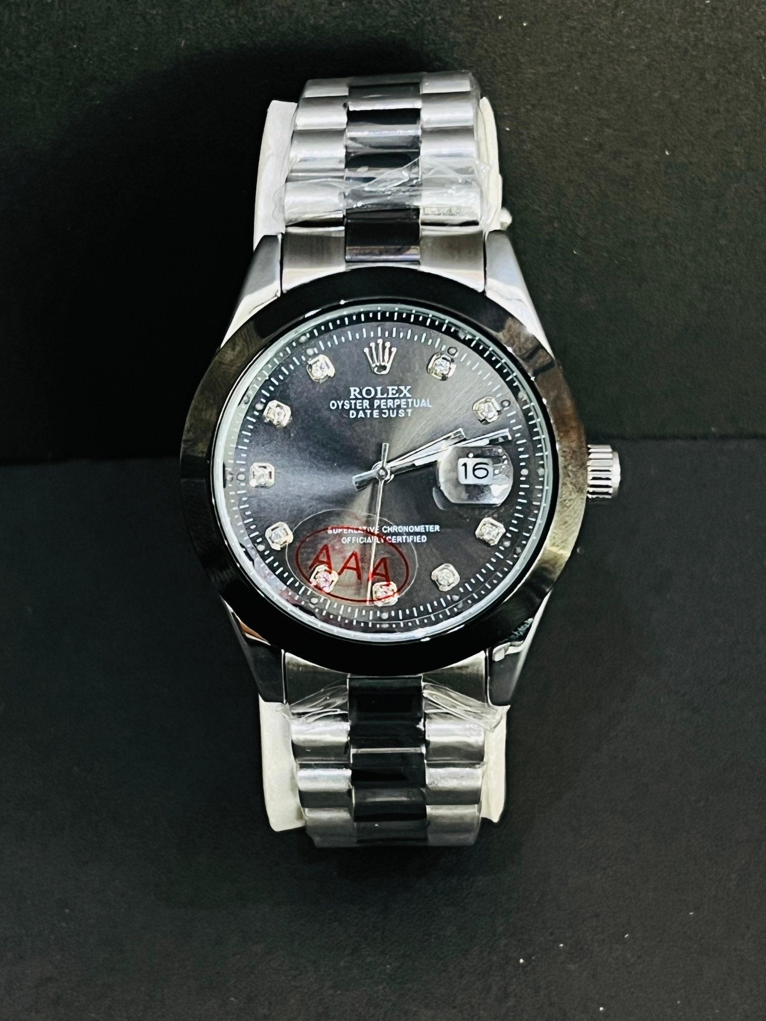 Rolex Two Tone Stone Model Dial (Black) - Mirano Wear