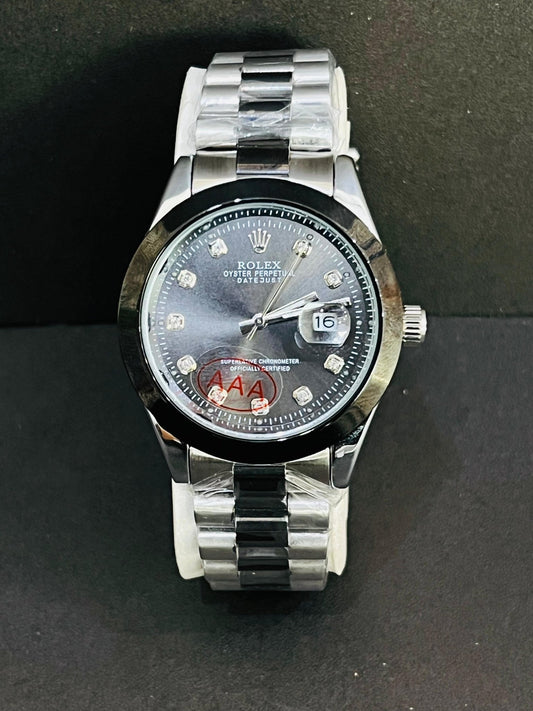 Rolex Two Tone Stone Model Dial (Black) - Mirano Wear