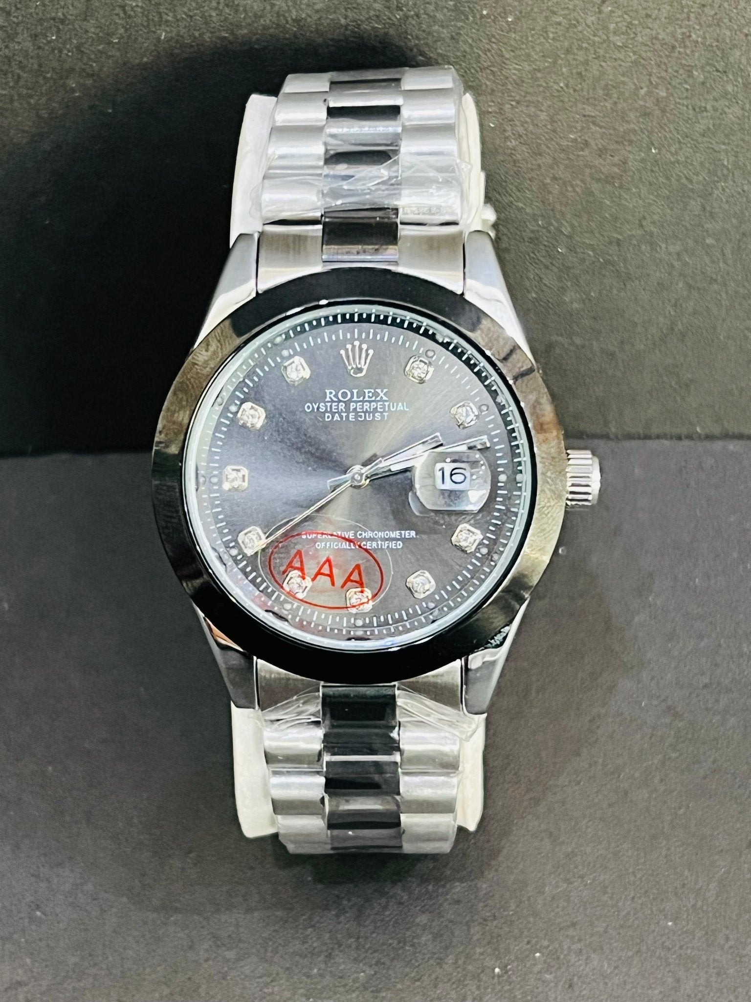 Rolex Two Tone Stone Model Dial (Black) - Mirano Wear