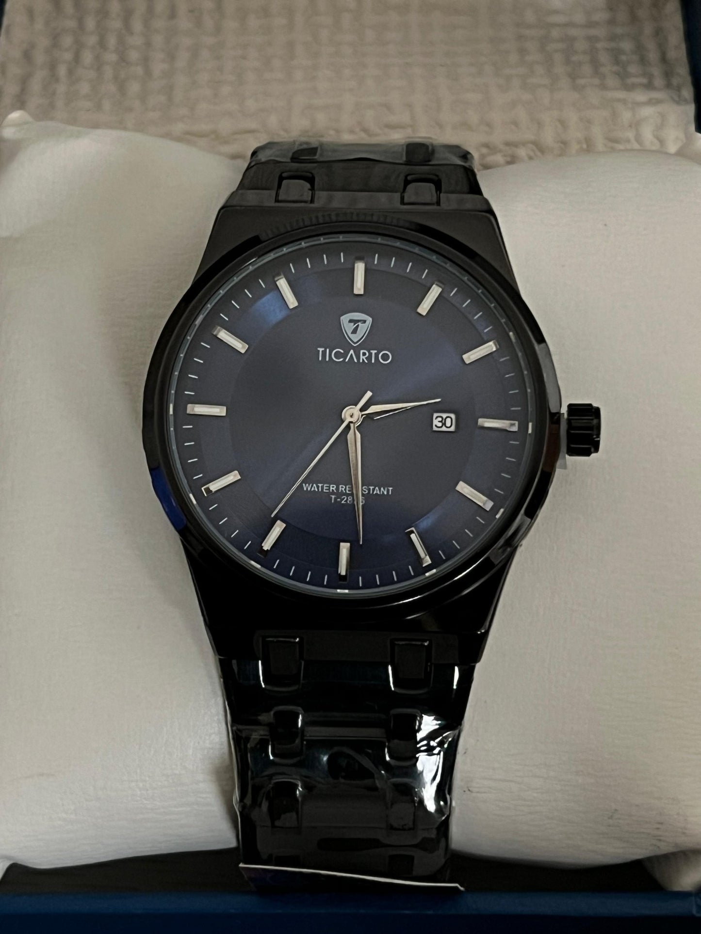 TicarTo Classic Midnight Blue Date Watch - Mirano Wear