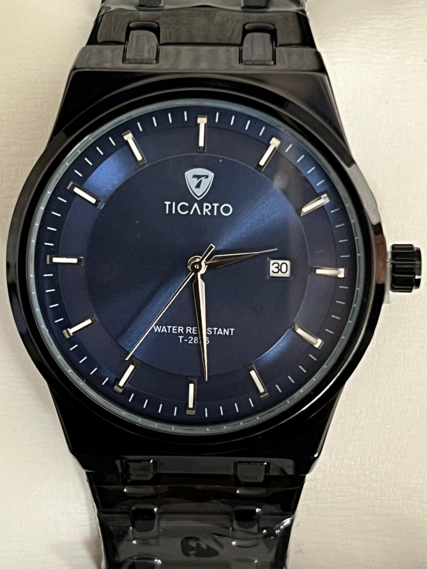 TicarTo Classic Midnight Blue Date Watch - Mirano Wear